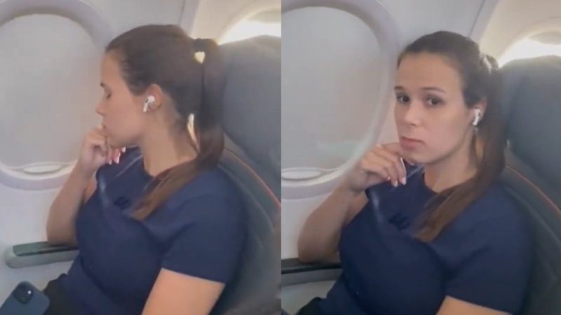Mulher que se negou a trocar de assento em avião ganha mais de 700 mil seguidores