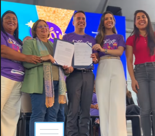 Paulo Dantas e Ministra da Mulher participam do lançamento da campanha “Deixe Ela Quieta”, do Governo do Estado