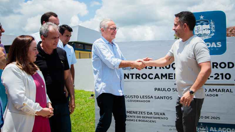 Com investimento de R$ 17,5 milhões, Paulo Dantas entrega restauração da rodovia AL-470, em Chã Preta