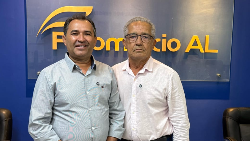 Prefeito de Tanque d’Arca e presidente do Fecomércio debatem novos investimentos a partir das potencialidades da cidade