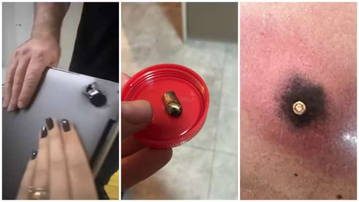 Notebook na mochila salva vítima baleada durante assalto