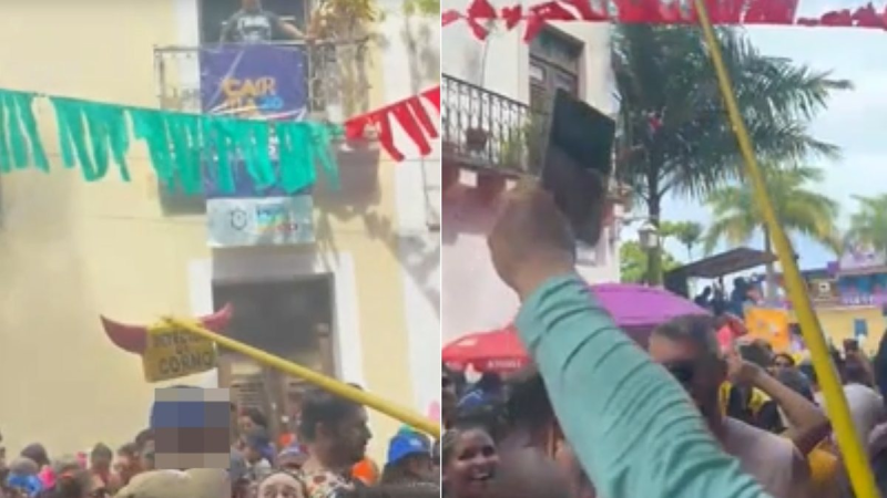 ‘Detector de corno’ faz sucesso em Olinda