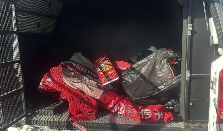 Torcedores do CRB são presos com explosivos dentro de veículo
