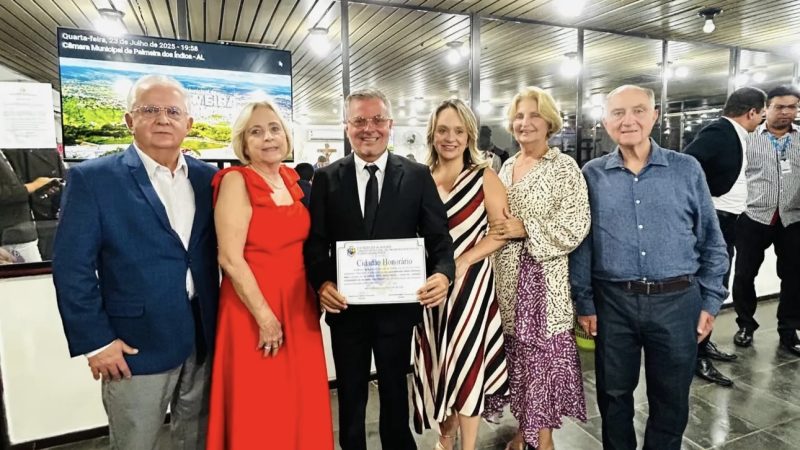 Reconhecimento e emoção: Alberto Mafra se torna cidadão honorário de Palmeira