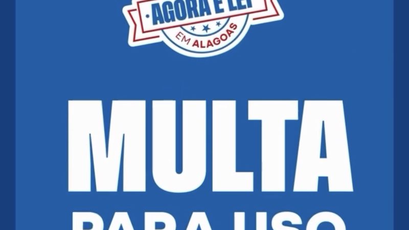 Agora é Lei: Usuário de drogas em locais públicos pode ser multado em Alagoas