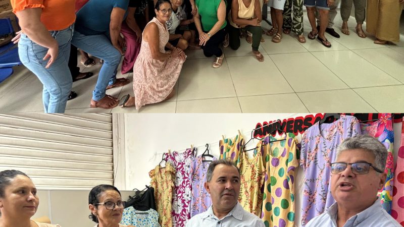 Tanque d’Arca valoriza mulheres com curso de vestuário feminino em parceria com o SENAR