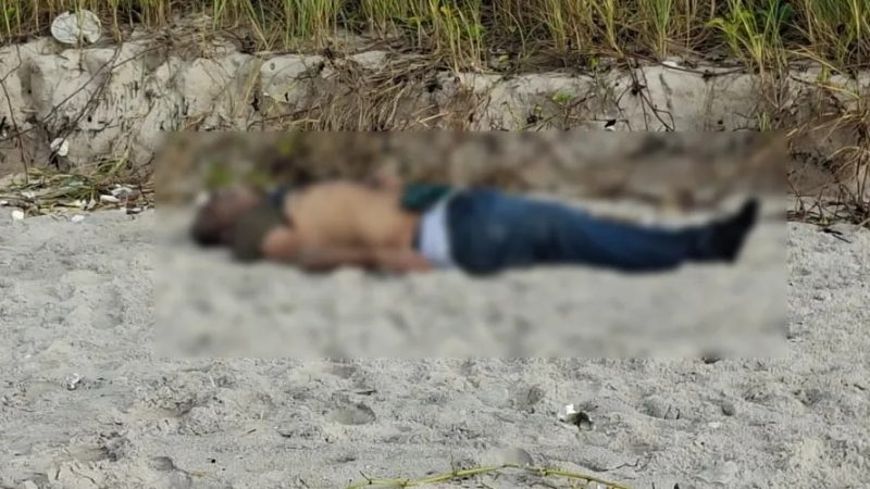 Corpo de homem é encontrado na faixa de areia da Praia do Sobral