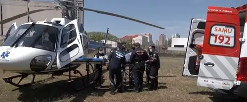 Jovem de 23 anos fica ferido em acidente na BR-376