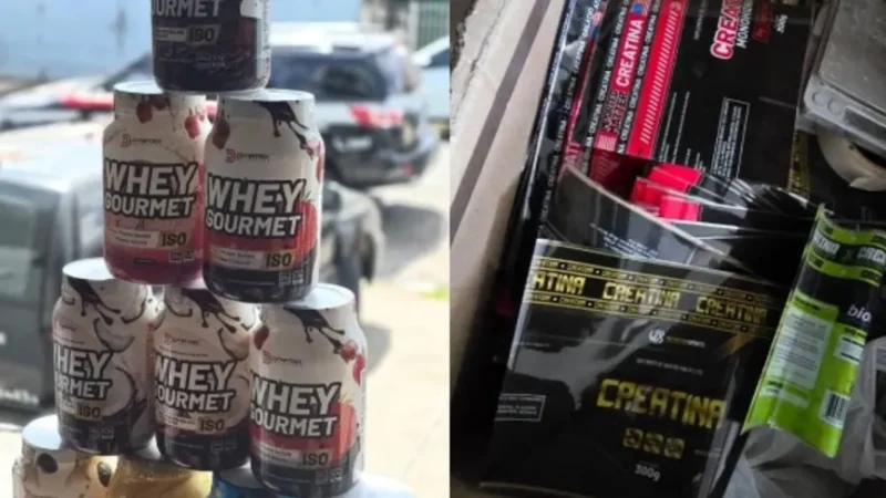 Polícia descobre esquema que vendia whey e creatina fakes na Shopee
