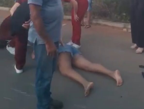 Vídeo: acidente entre motocicletas deixa duas pessoas feridas na AL-115, em Palmeira dos Índios