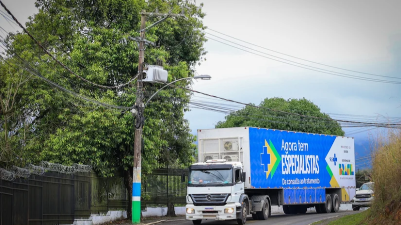 Ministério da Saúde inaugura carreta de exames em Santana do Ipanema