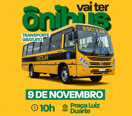 Prefeitura de Estrela de Alagoas disponibilizará transporte gratuito para estudantes que farão o ENEM 2025