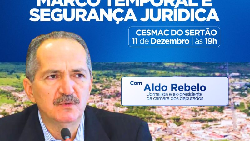 TV Viçosa, Rádio Princesa FM e Estadão Alagoas firmam parceria para transmitir palestra de Aldo Rebelo