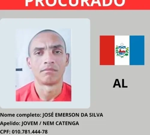 Ministério da Justiça põe 8 alagoanos na lista de criminosos mais procurados do Brasil; saiba quem são!