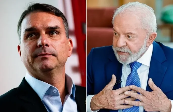 Cenário acirrado: Lula e Flávio Bolsonaro registram empate técnico