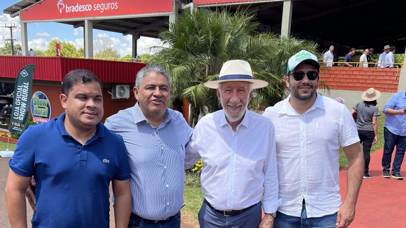 Presidente da Câmara de Palmeira dos Índios participa do Show Rural Coopavel e reforça compromisso com o desenvolvimento do campo