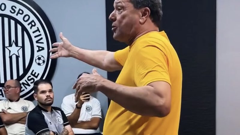 Wanderley Luxemburgo visita o CT ASA, nesta segunda (16)