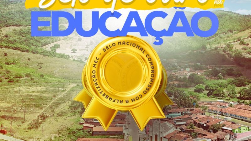 Tanque d’Arca conquista Selo Ouro do Compromisso Nacional Criança Alfabetizada pelo segundo ano consecutivo
