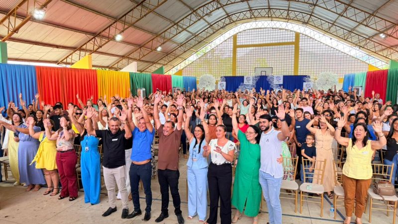 Gestão do prefeito Didi Lopes inicia ano letivo valorizando educadores e promovendo grande Jornada Pedagógica