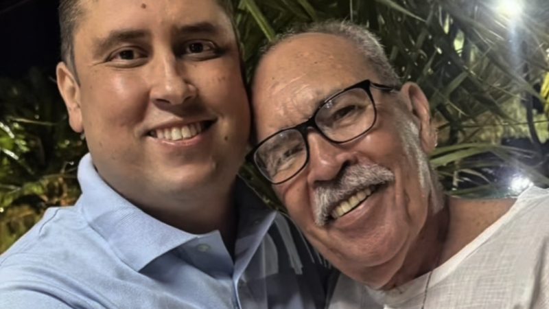 Vereador Pedrinho pede orações após exame preocupante do pai, médico Pedro Gaia