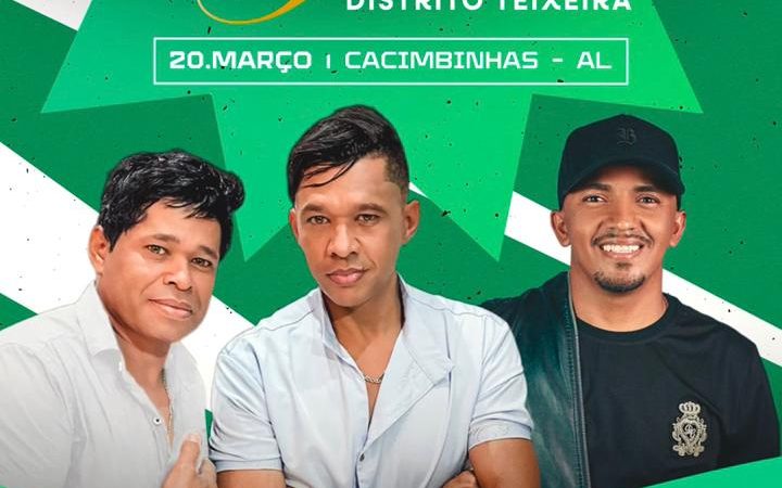 Festa de São José no distrito Teixeira terá shows de Asas Morenas e Mimin do Gado em Cacimbinhas