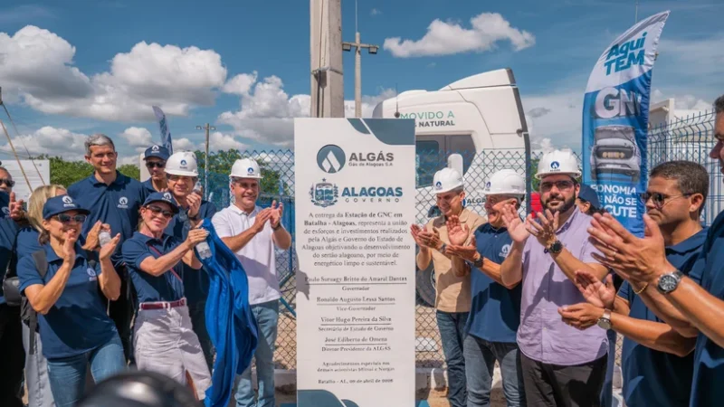 Paulo Dantas inaugura estação de gás natural e anuncia expansão de laticínios com mais de mil empregos no Sertão
