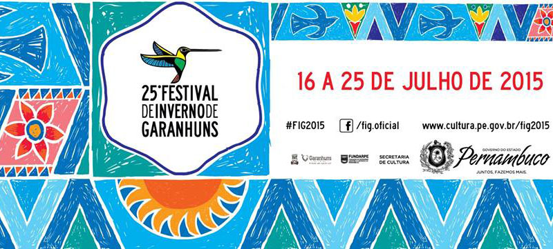 Confira a programação da 25ª edição do Festival de Inverno de Garanhuns