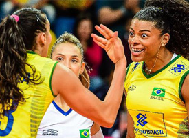Brasil supera Itália de virada e estreia com vitória no Grand Prix de Vôlei