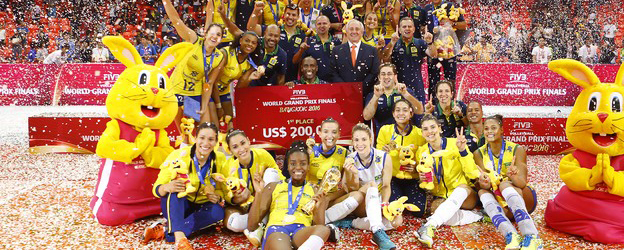 No caminho para o Rio, Brasil renasce, bate EUA e leva 11º título do Grand Prix