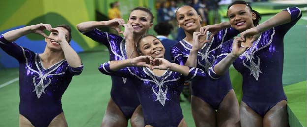 Equipe feminina da ginástica garante vaga na final