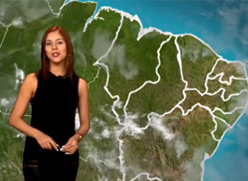 Previsão do tempo para a região Nordeste