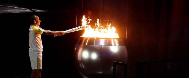 Cerimônia de abertura da Olimpíada Rio 2016; FOTOS