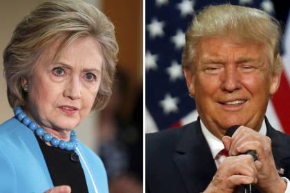 Nova pesquisa indica empate técnico entre Hillary e Trump
