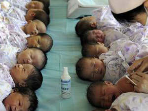 Dados mostram que 44% dos bebês na China já são segundo filho