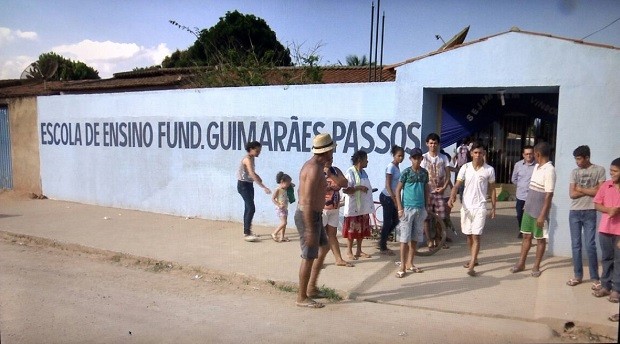 Parte de telhado de escola municipal desaba na zona Rural de Arapiraca