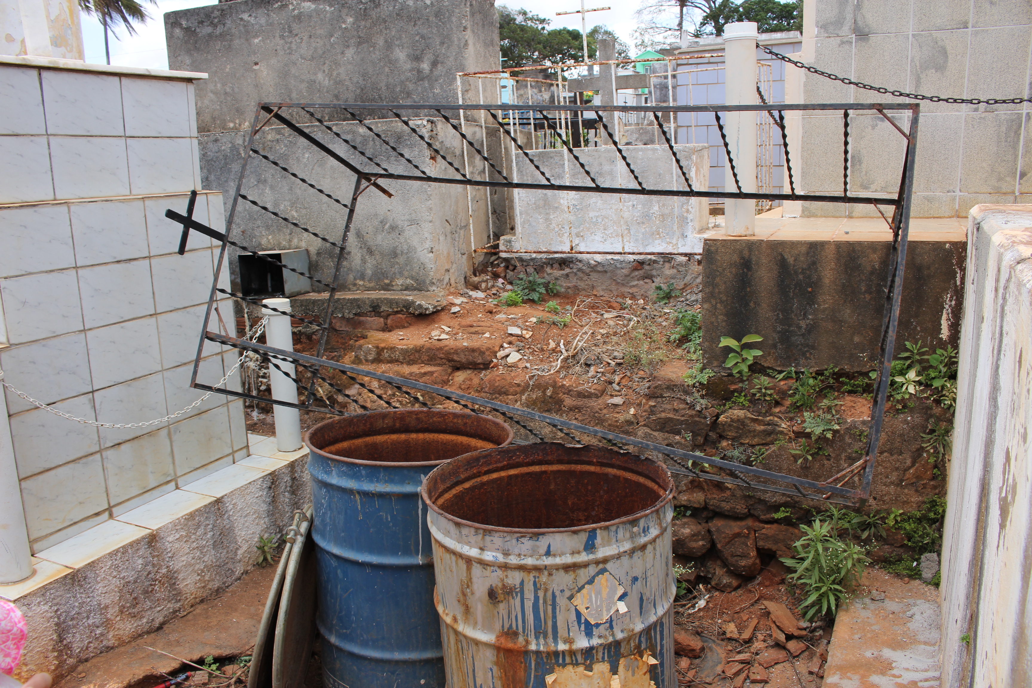Excesso de túmulos dificulta visita a cemitério público em Palmeira no Dia de Finados