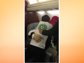 Vídeo: Filho de jornalista emociona médicos ao abraçar pai em avião da FAB