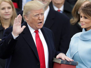 Donald Trump toma posse como o 45º presidente dos EUA