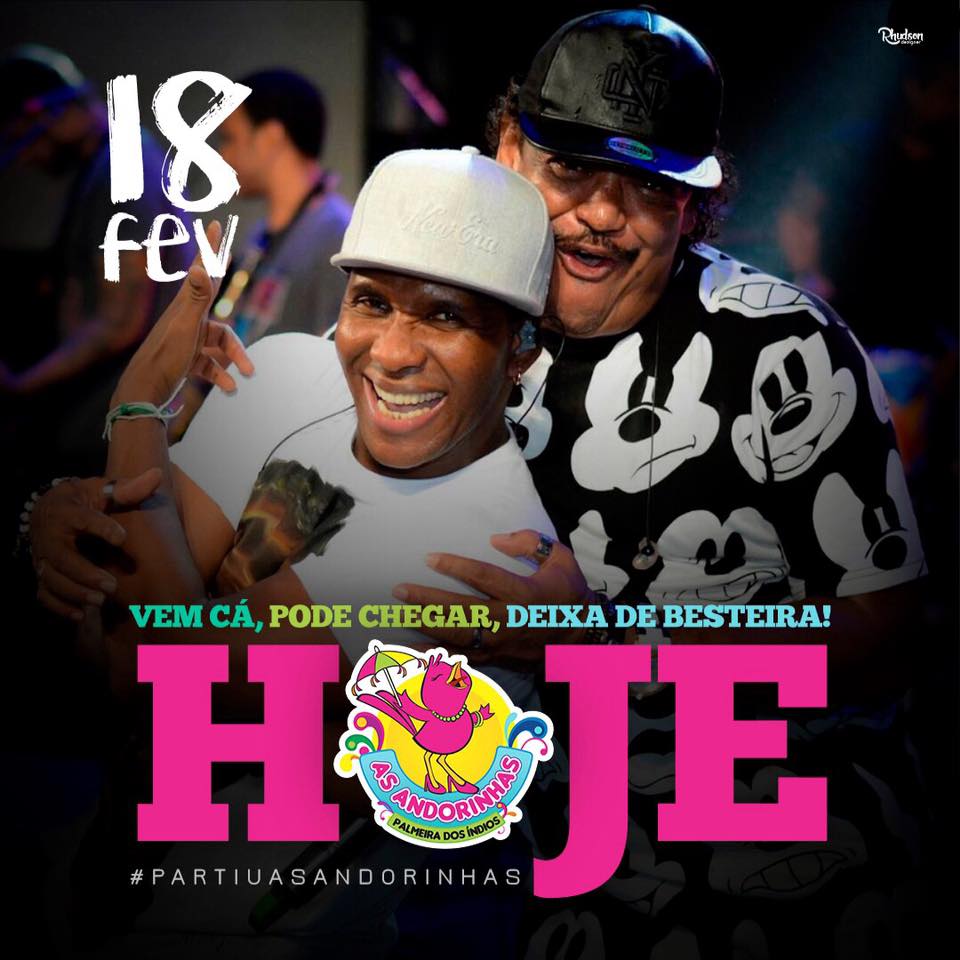 Prévia do Carnaval: Hoje tem “É o Tchan” no bloco As Andorinhas em Palmeira