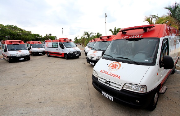 Alagoas recebe dez novas viaturas do Samu