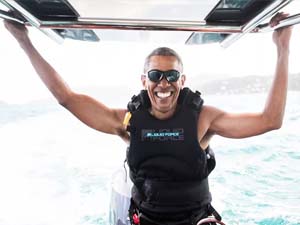 Obama curte férias radicais nas Ilhas Virgens Britânicas