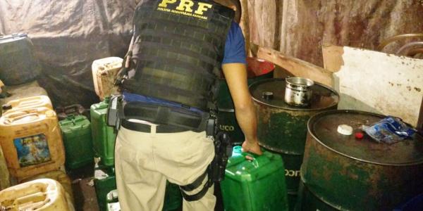 PRF prende mais duas pessoas por receptação e venda ilegal de combustíveis