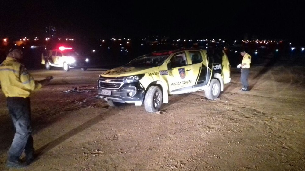 Militares ficam feridos após viatura da Força Tarefa capotar em Maceió