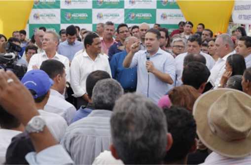 Governador inaugura obras e assina ordem de serviço em Palmeira dos Índios
