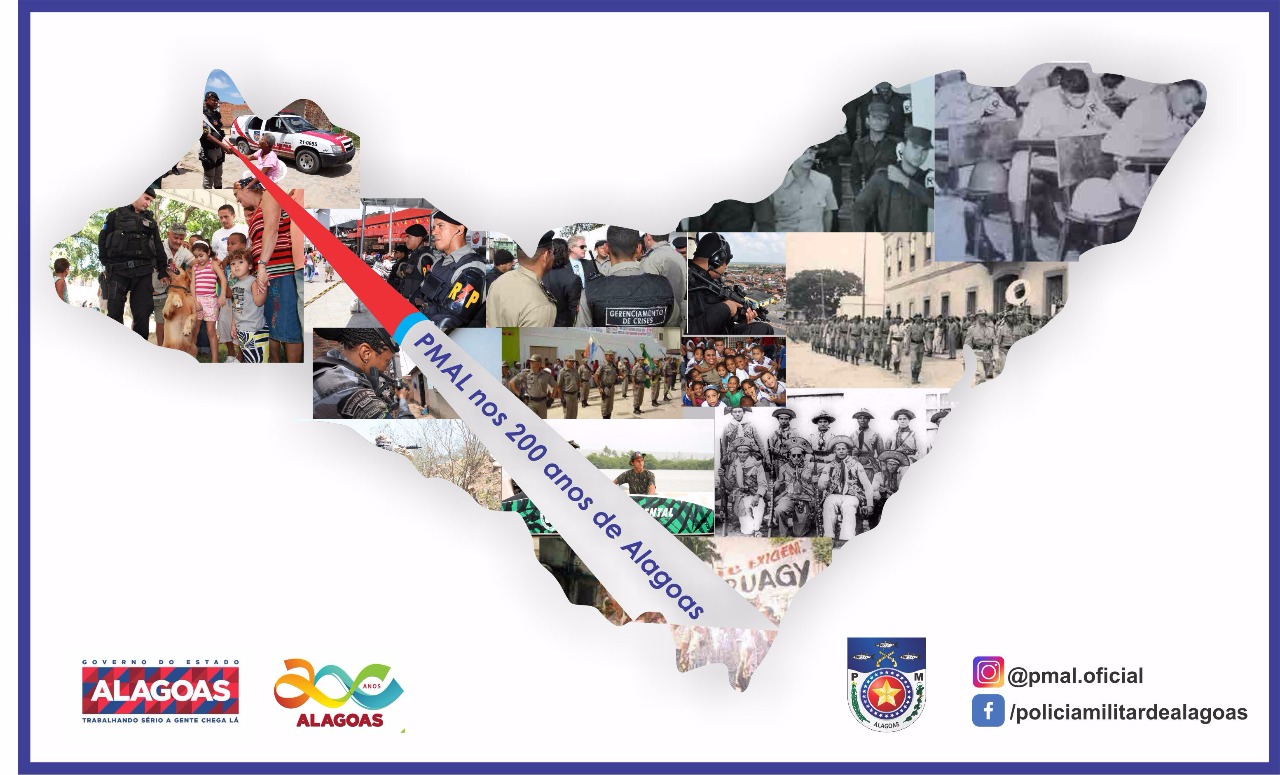 PM parabeniza Alagoas e ressalta contribuição de sua tropa ao longo dos seus 200 anos de história