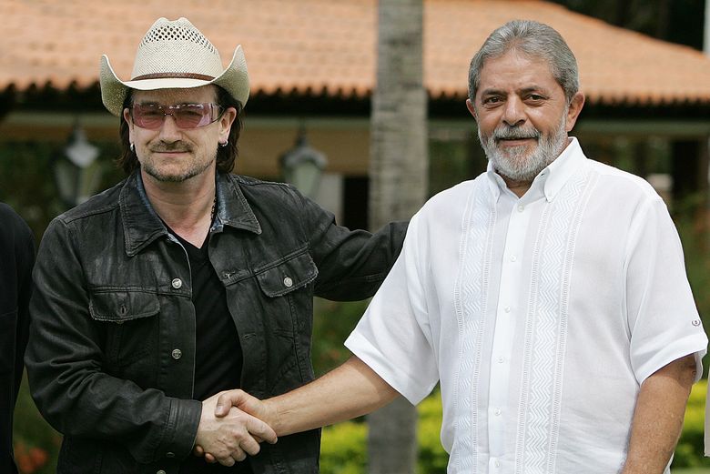 Bono Vox deve assistir o julgamento do ex-presidente Lula, diz senador
