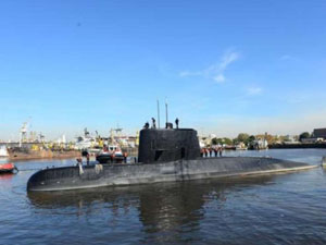 Argentina reconhece morte de toda tripulação de submarino