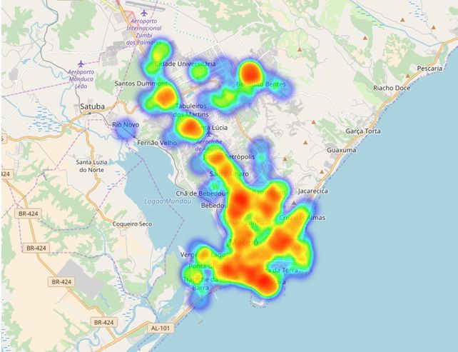 Levantamento do número de acidentes com ônibus identifica áreas críticas