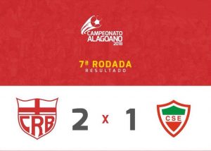 CRB vence de virada o CSE por 2×1 no estádio Rei Pelé