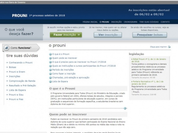 Prouni divulga resultado com listas de aprovados nesta quarta-feira (14)